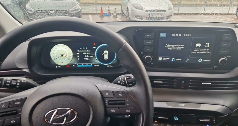 Hyundai i20 cena 75900 przebieg: 15911, rok produkcji 2023 z Andrychów małe 154